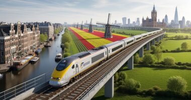 amsterdam to london train