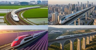 global bullet train speeds