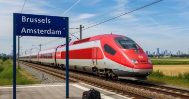 train journey brussels amsterdam