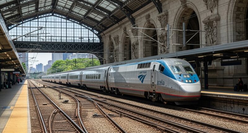 train travel from philadelphia