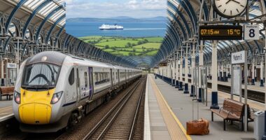 train travel london dublin