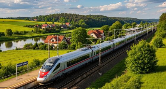 traveling by train in poland