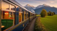 luxurious european train journey