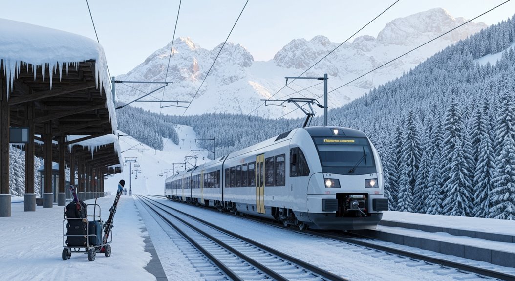 ski train discounts europe