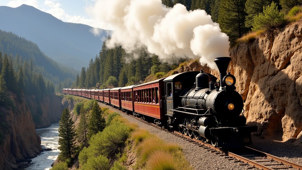 authentic steam locomotive rides