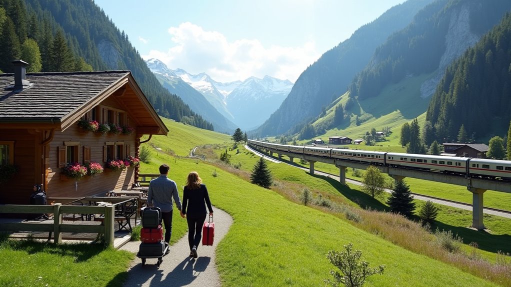 effortless alpine luggage forwarding