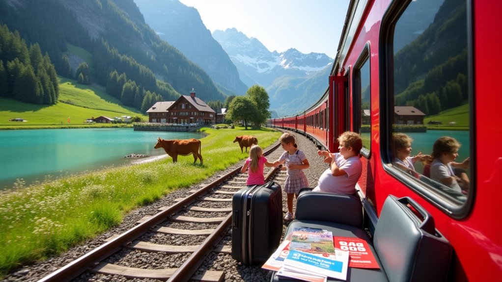 free family train travel