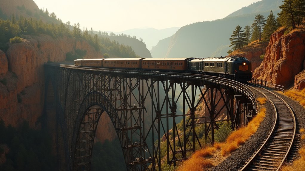 historic railway canyon traverses