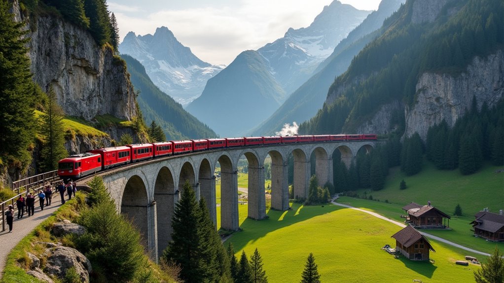 iconic railway viaduct viewpoint