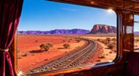 outback exploration by train