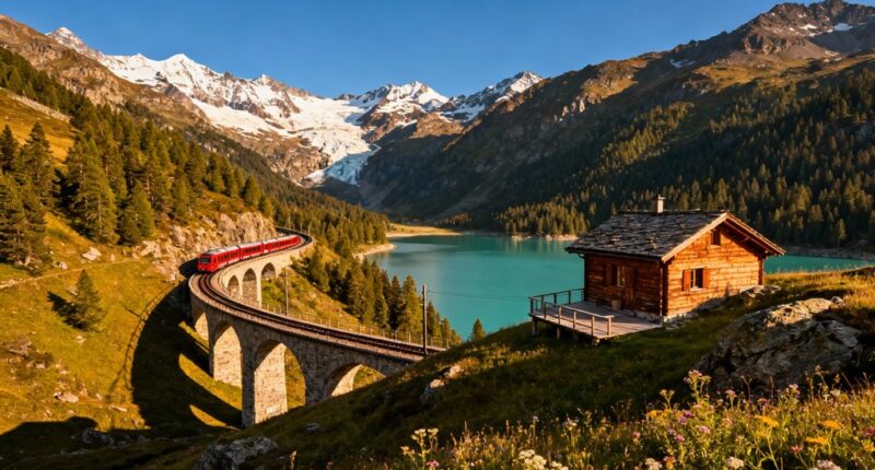 scenic stops along bernina express