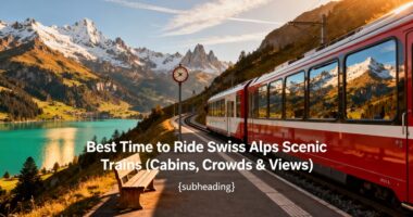 scenic train travel timing