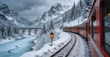 alpine route delay warnings