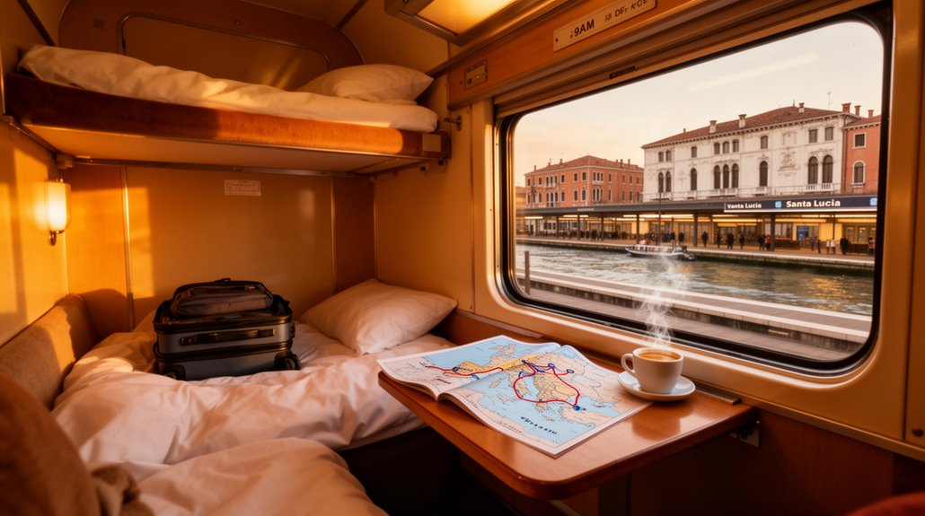 arrival at grand canal