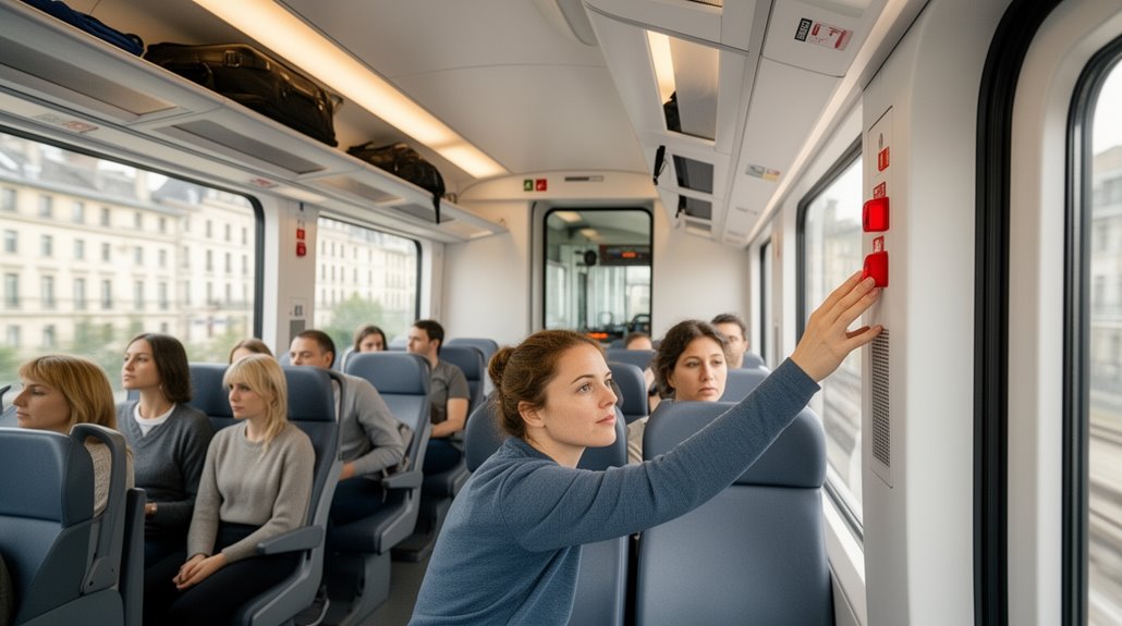 direct passenger to driver emergency intercom