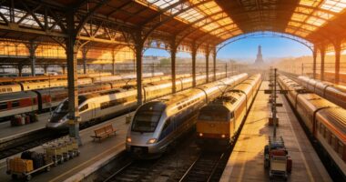 july august busiest train season