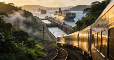 panama canal railway s unique route