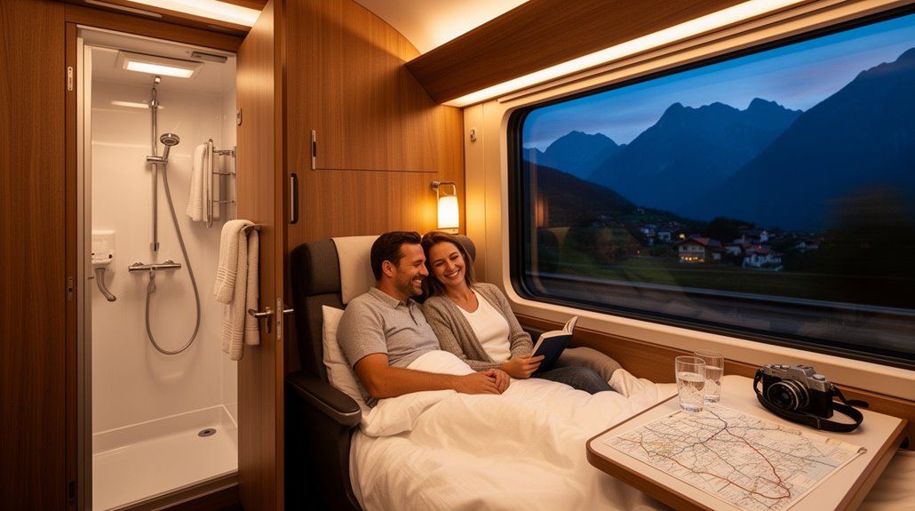 private en suite sleeper cabins