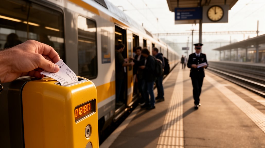 validate paper tickets or fined