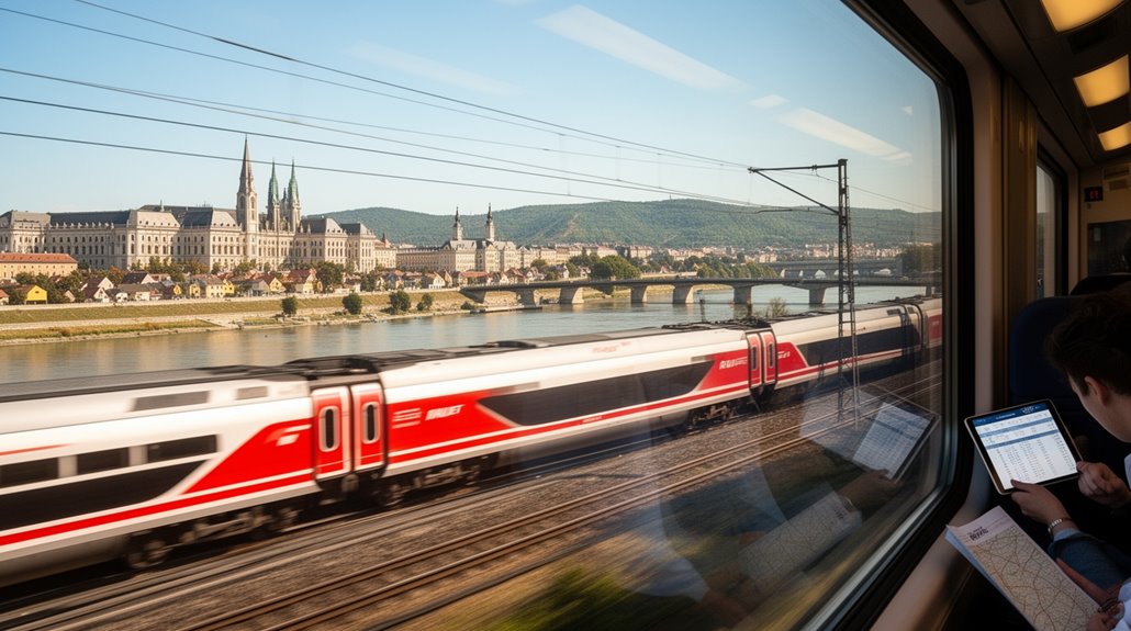 cheap punctual vienna budapest railjet