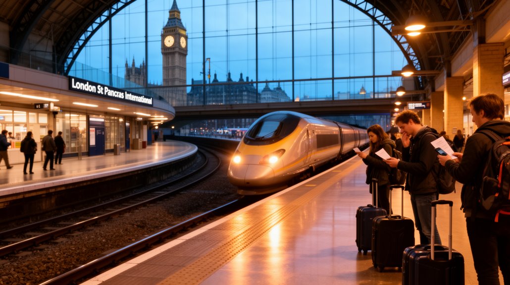 high speed eurostar london paris