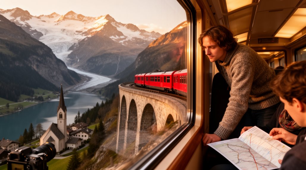 z series captures alpine trains