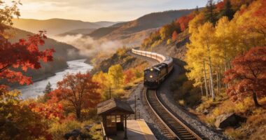nine scenic autumn railways
