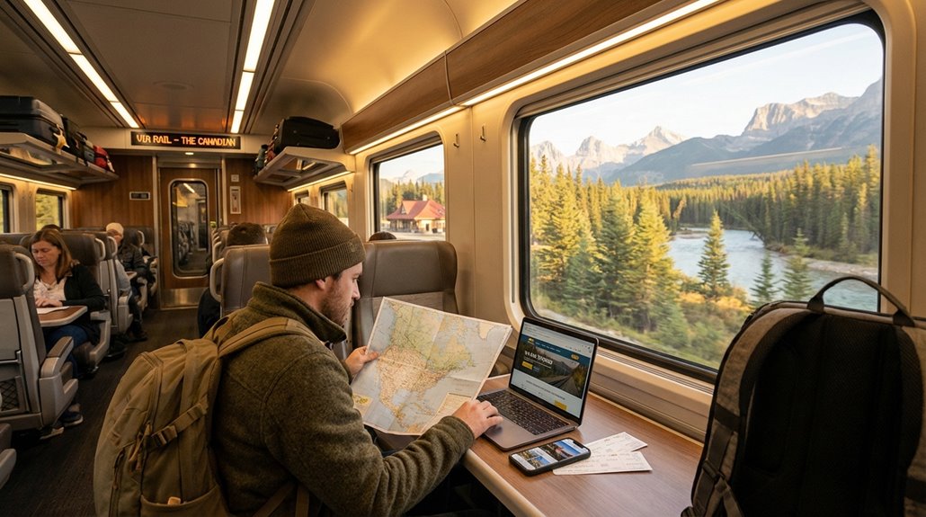 book via rail cross country tickets