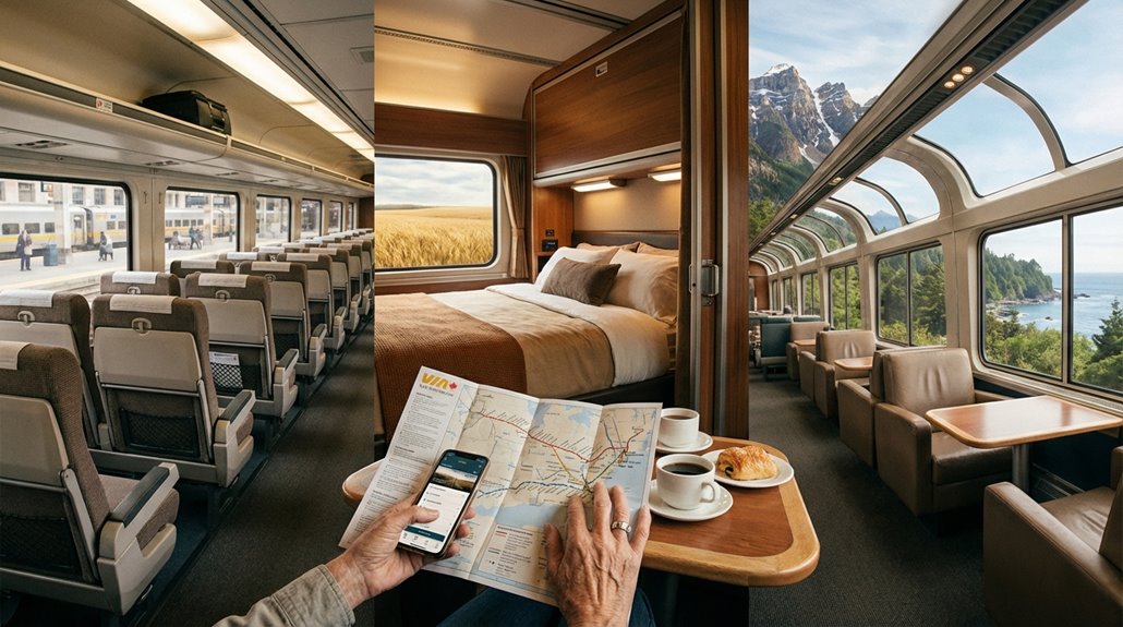 three tiered onboard class choices